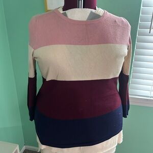 Comfy Fall Colorblock Sweater